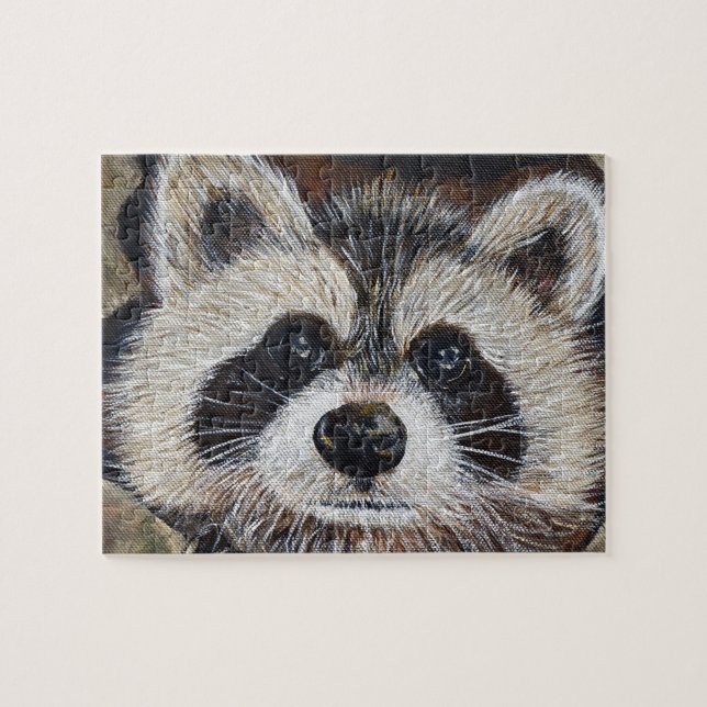 Raccoon-Malerei (Horizontal)