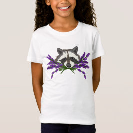 Raccoon mit Lavendel Raccoon Party T-Shirt