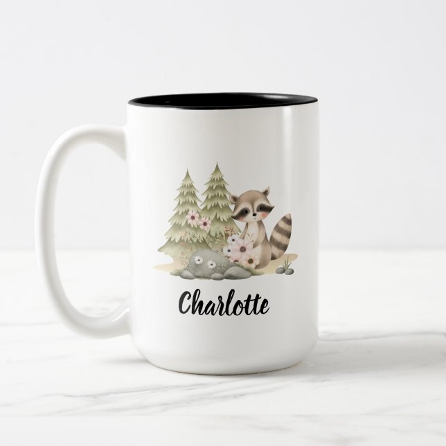 Raccoon Mug - Cadeaux Raccoon pour les amateurs de (Gauche)