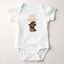 Raccoon niedlich Baby's First Halloween