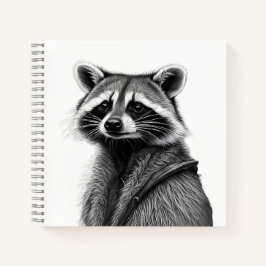 Raccoon-Notebook Notizbuch