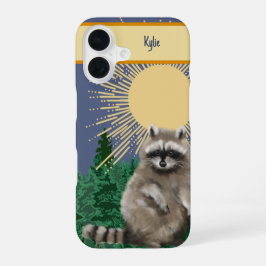 Raccoon Phone Case iPhone 16 Hülle