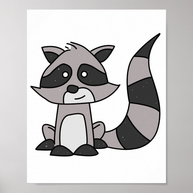 Raccoon Poster (Vorne)