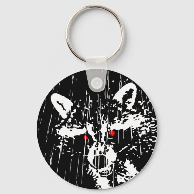 Raccoon Schlüsselanhänger (Vorderseite)