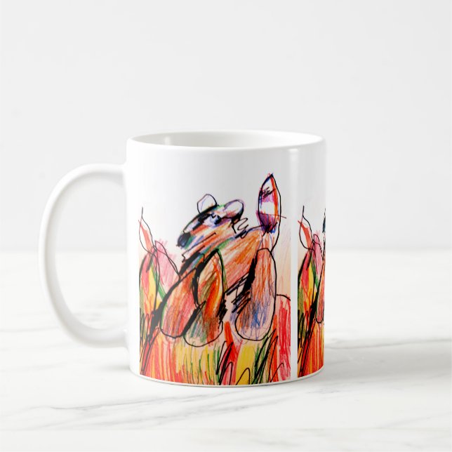 Raccoon-Spiel Herbst Kaffeetasse (Links)