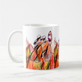 Raccoon-Spiel Herbst Kaffeetasse