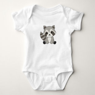 Raccoon Sweet Animals für Kinder Funny Raccoons Baby Strampler