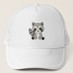 Raccoon Sweet Animals für Kinder Funny Raccoons Truckerkappe