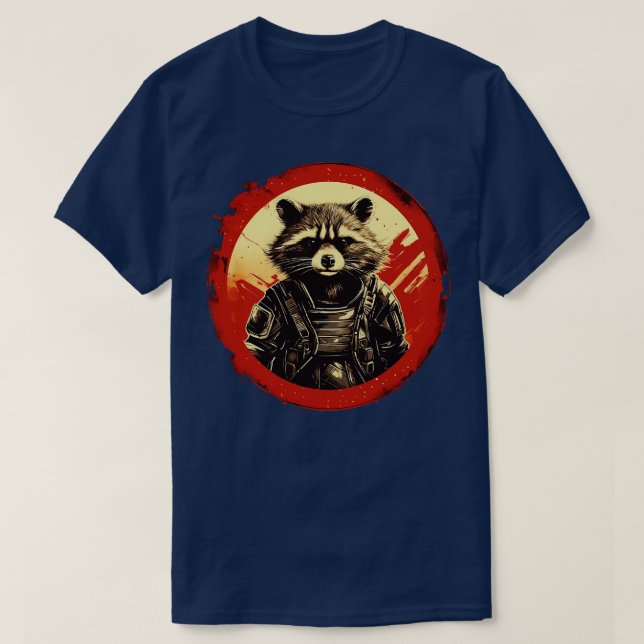 Raccoon T-Shirt (Design vorne)