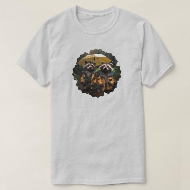 Raccoon-T - Shirt (Design vorne)