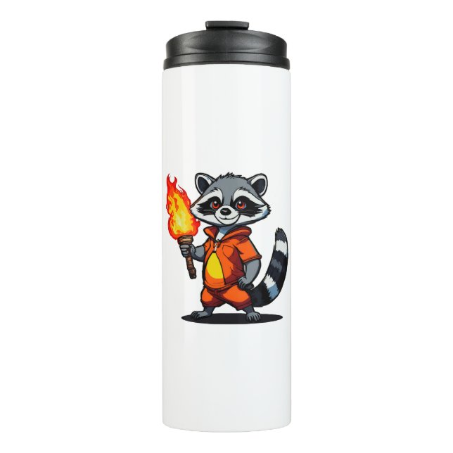 Raccoon Thermosbecher (Vorderseite)