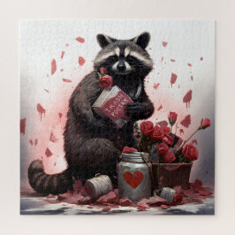 Raccoon Trash Poesie Valentinstag