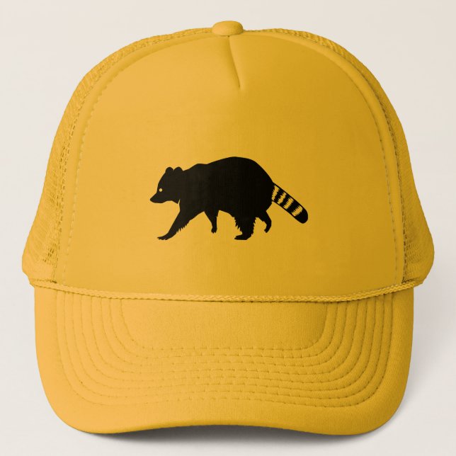 Raccoon Trucker Hat Truckerkappe (Vorderseite)