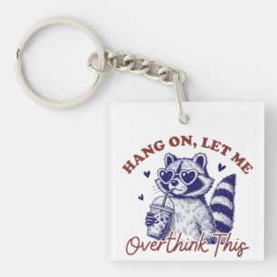 Raccoon überdenken schlüsselanhänger