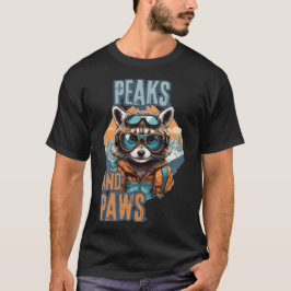 Raccoon Urban Art Style T-Shirt