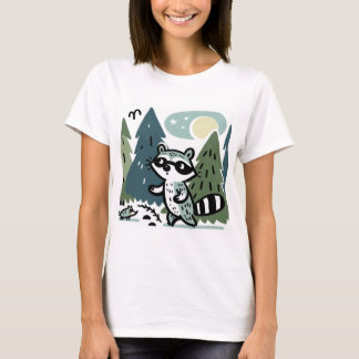 "Raccoon's Forest Expedition" T-Shirt