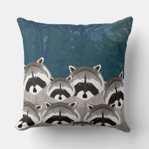 Raccoons-Kissen Kissen