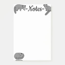 Raccoons Post-it Klebezettel