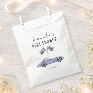 Race car Baby Dusche Geschenktütchen