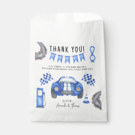 Race car Baby Dusche - vielen Dank Geschenktütchen