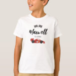 Race Car Birthday Shirt<br><div class="desc">Rev die Feier mit einem T - Shirt für deinen kleinen Speedster! Dieses hübsche Shirt eignet sich perfekt für Kinder, die ihren großen Tag mit einem lustigen und lebendigen Design verbringen, das die Spannung ihrer ersten Runde um die Strecke aufnimmt. Lass ihnen, dass sie sich wie ein Champion fühlen, wenn...</div>