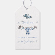 Race Car Clothesline Boy Baby Dusche