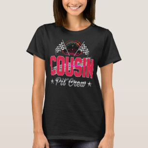 Race Car Geburtstagsparty Racing Family Cousin Pit T-Shirt