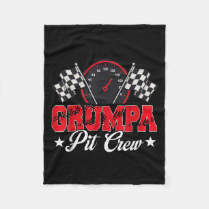 Race Car Geburtstagsparty Racing Family Grumpa Pit Fleecedecke