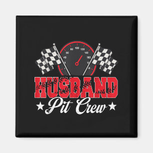 Race Car Geburtstagsparty Racing Family Husband Pi Magnet