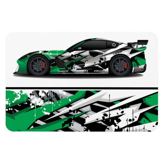 Race Car Magnet (Horizontal)