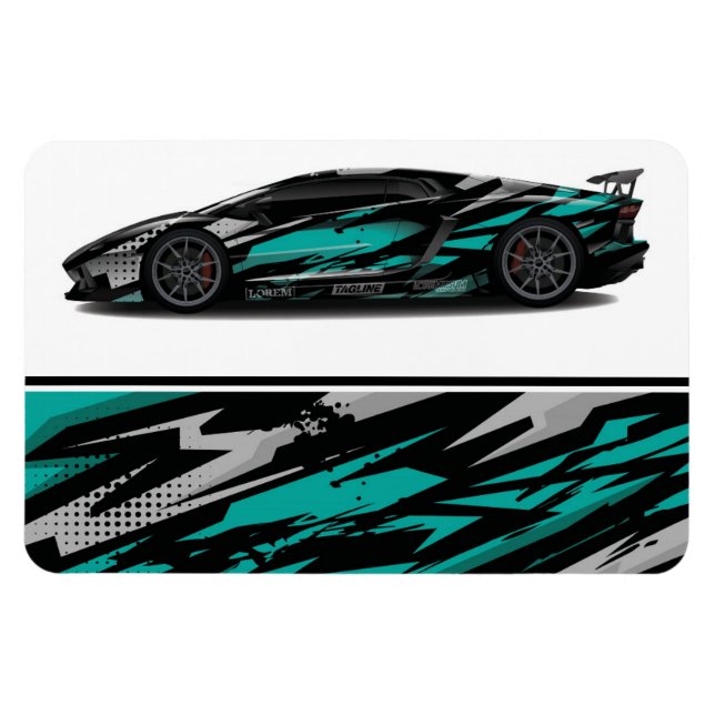 Race Car Magnet (Horizontal)