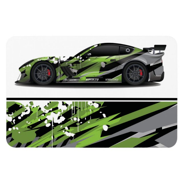 Race Car Magnet (Horizontal)