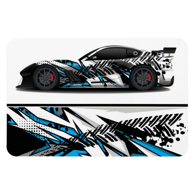 Race Car Magnet (Horizontal)