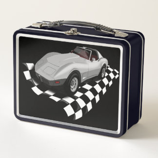 Race car metall brotdose