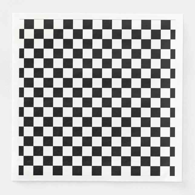 Race Car Paper Napkin Serviette (Vorderseite)