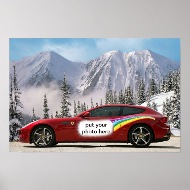 race car poster (Vorne)