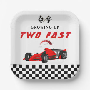 Race Car Racing Geburtstagsparty Napkins Pappteller