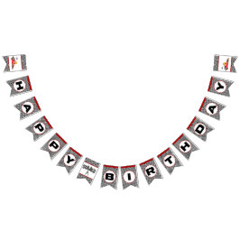 Race Car Racing Geburtstagsparty Wimpelkette