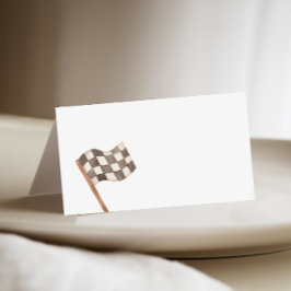 Race Flag Füllen in Buffet Platzkarte