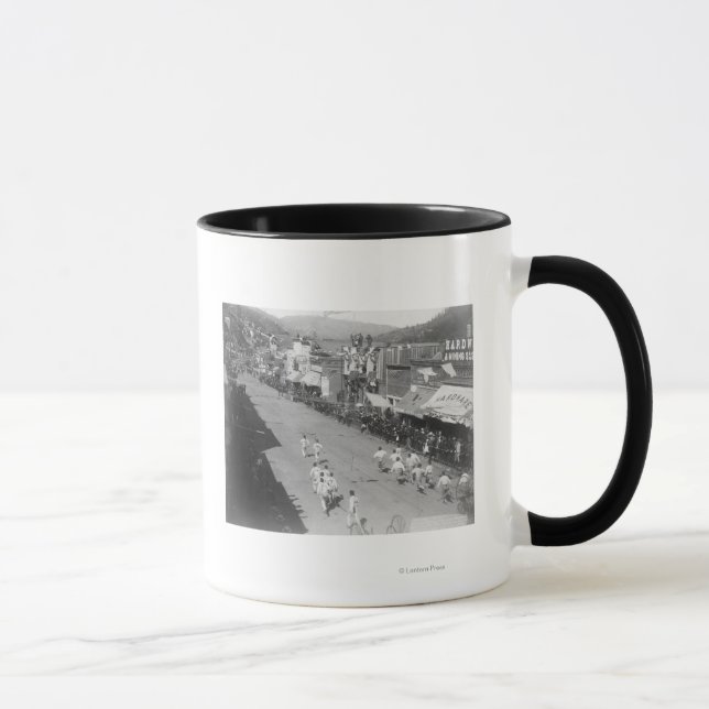 Race-Foto des Hubs-Hubs-Teams Tasse (Rechts)