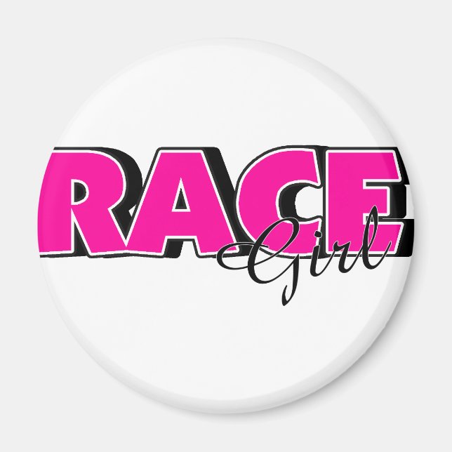 Race Girl Magnet (Vorne)