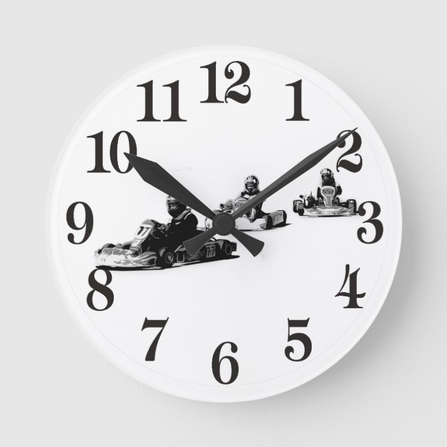Race ! - Go Kart    RacersRound Horloge (Recto)