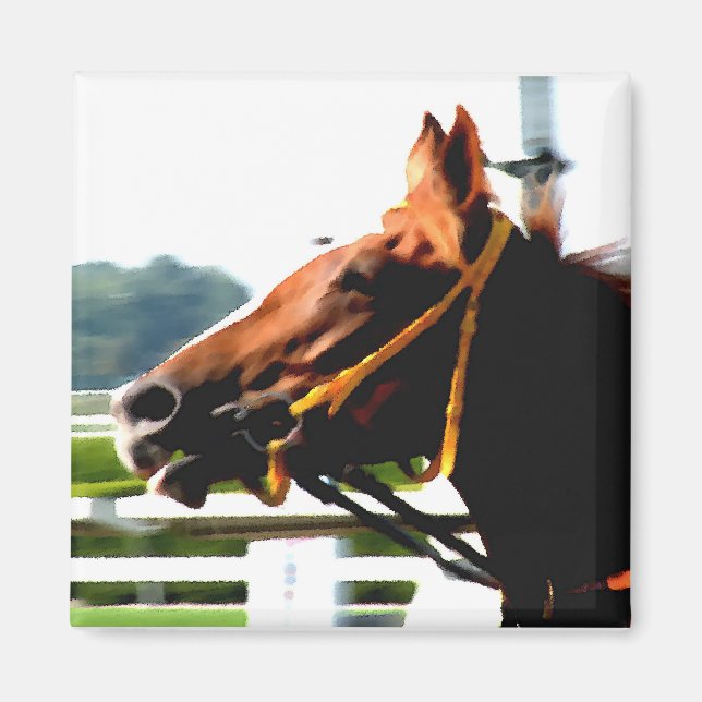 Race Horse Magnet (Vorne)