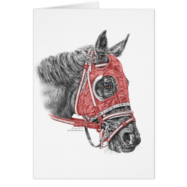 Race Horse Portrait Soies (Devant)