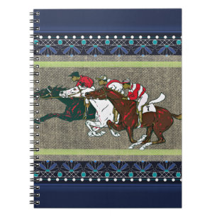 Race Horses Notebook Notizblock