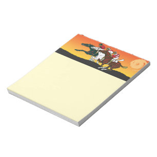 Race Horses Notepad Notizblock