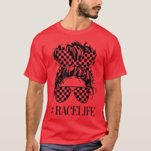 Race Life Mütter Day Womens Racing Niedliche leere T-Shirt