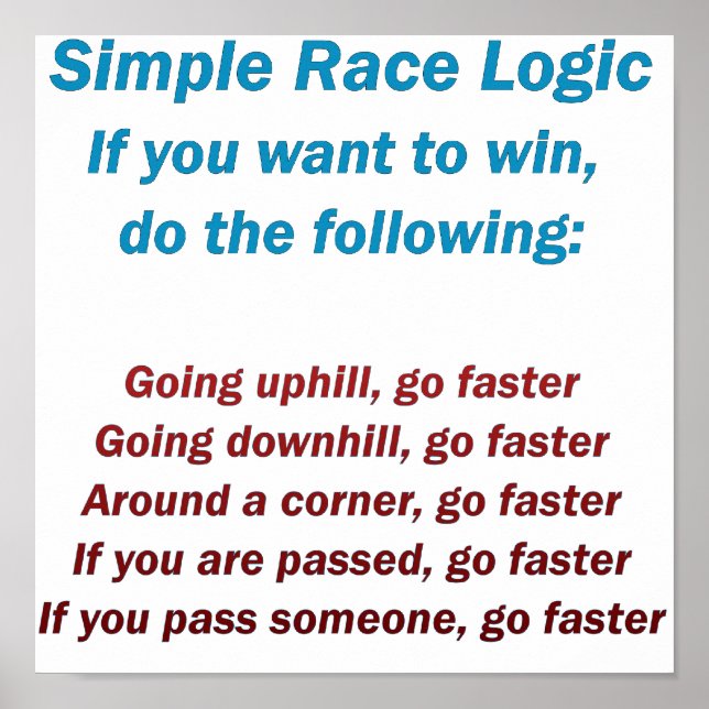 Race Logic Poster (Vorne)