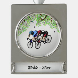 Race Personal Banner-Ornament Silber