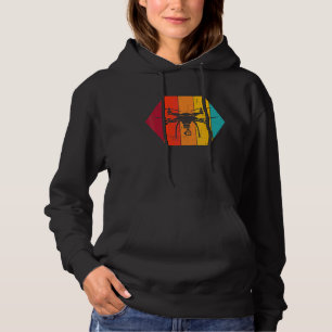 Race Pilot Quadcopter-Flugoper von Retro Drone FVP Hoodie
